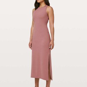 Lululemon Womens Size 12 Get Going Dress Red Rust